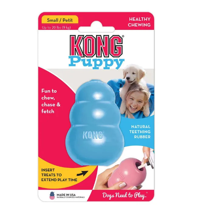 KONG Natural Teething Rubber Chew Toy