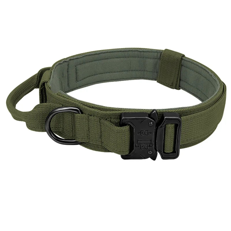Military Tactical Dog Collar and Leash