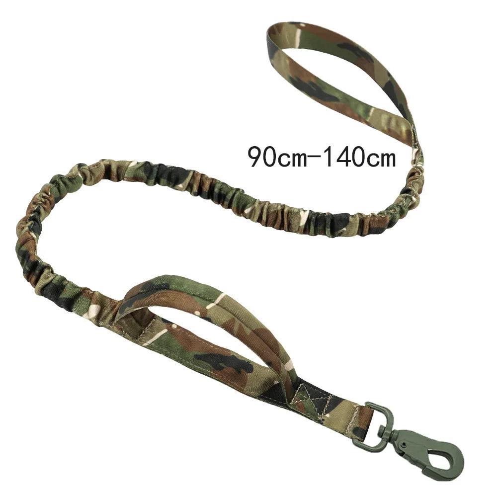 Military Tactical Dog Collar and Leash