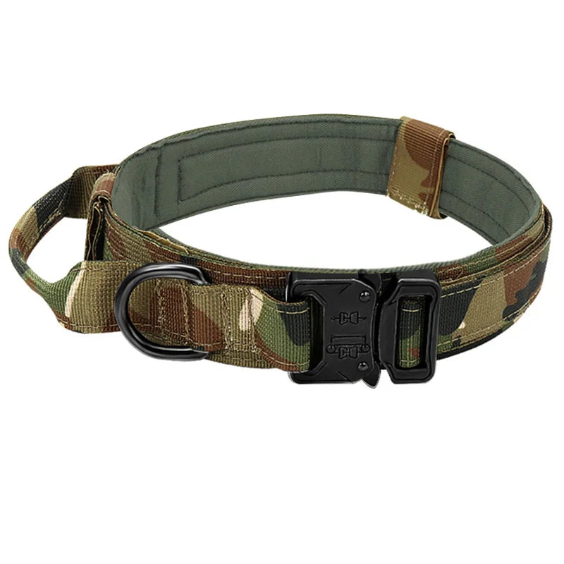 Military Tactical Dog Collar and Leash