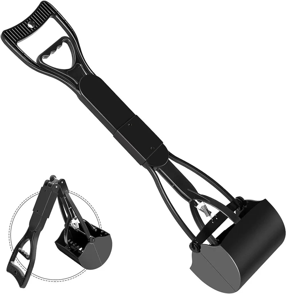Long-Handle Foldable Dog Pooper Scooper