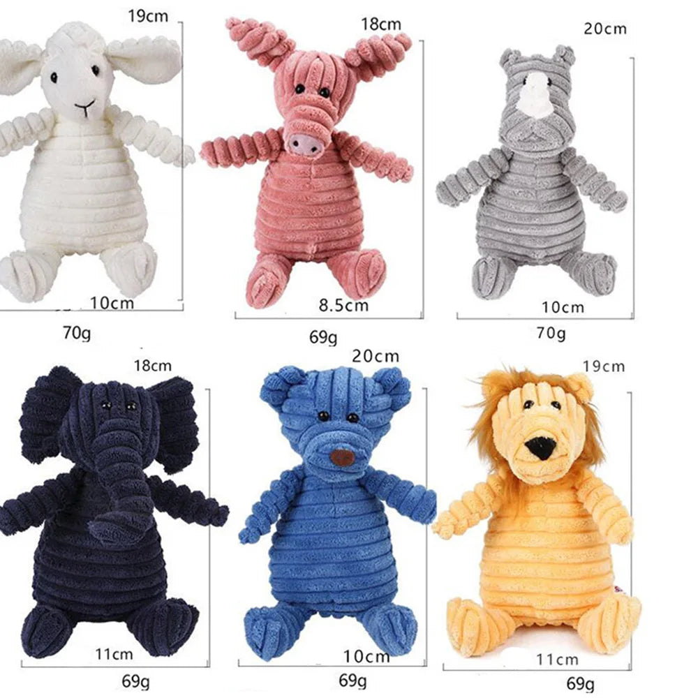 Squeaky Bite Resistant Plush Dog Toy