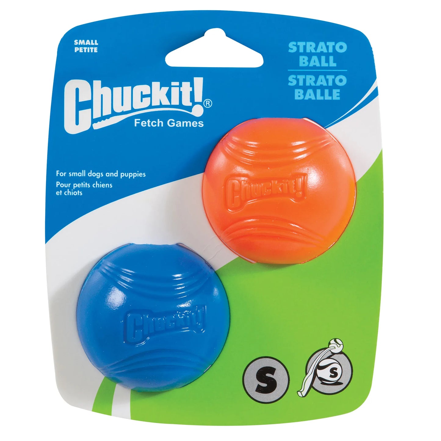 Two Pack Strato Ball Outdoor Pet Toy for Dogs