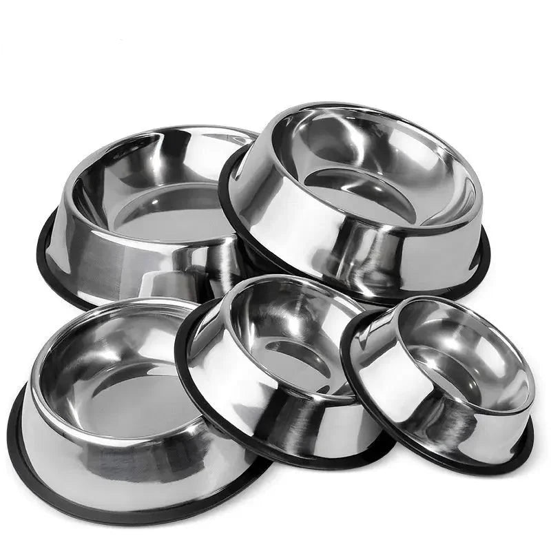 Stainless Steel Pet Dog water and food bowl.