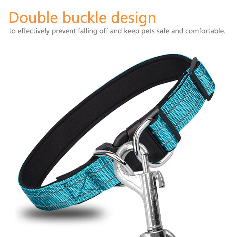 Soft Neoprene Padded Reflective Dog Collar