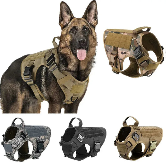 K9 Tactical Harness: Military-Grade Training Vest with Quick Release