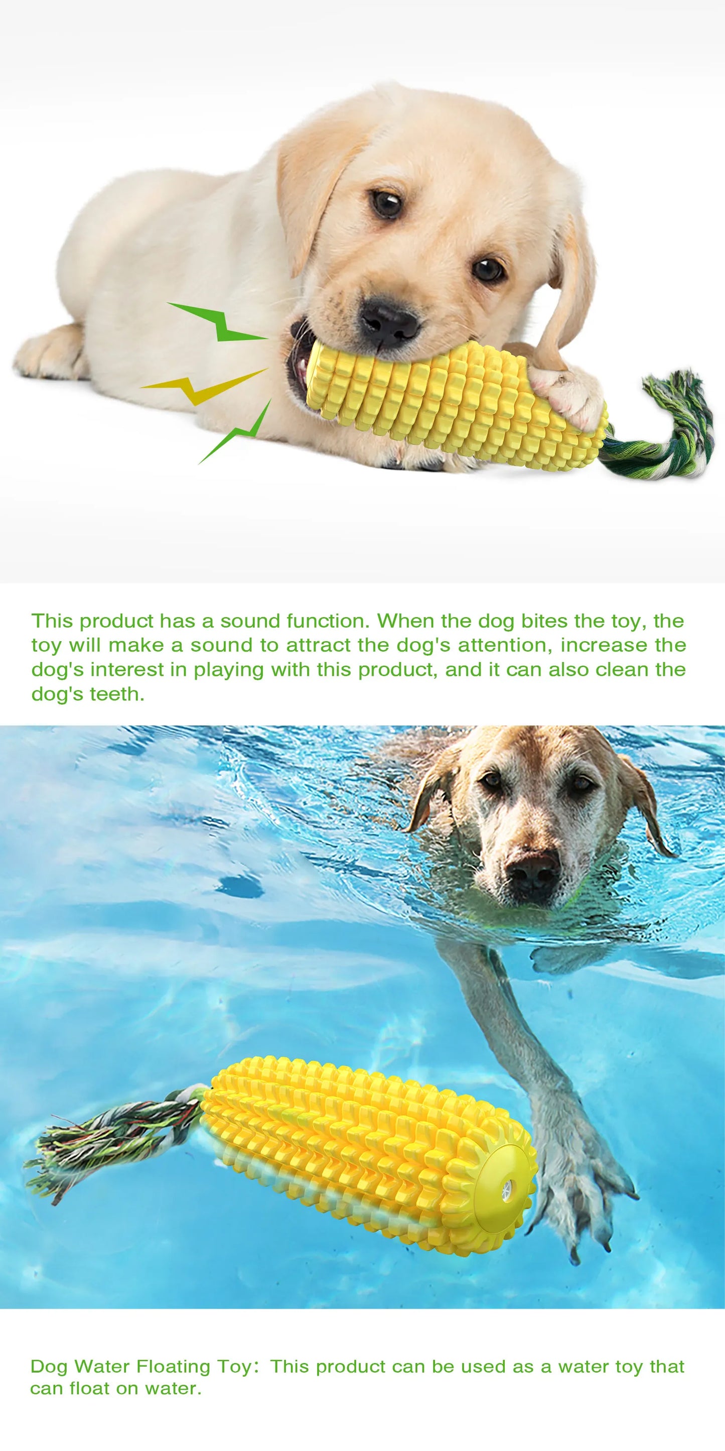 Interactive Corn Dog Toy